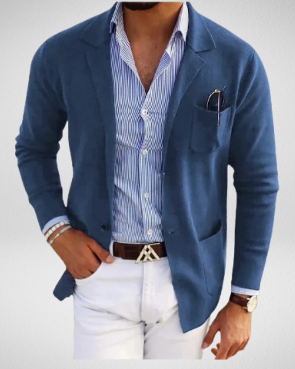 Eleganter Męski Kardigan – Styl i Komfort na Każdą Okazję