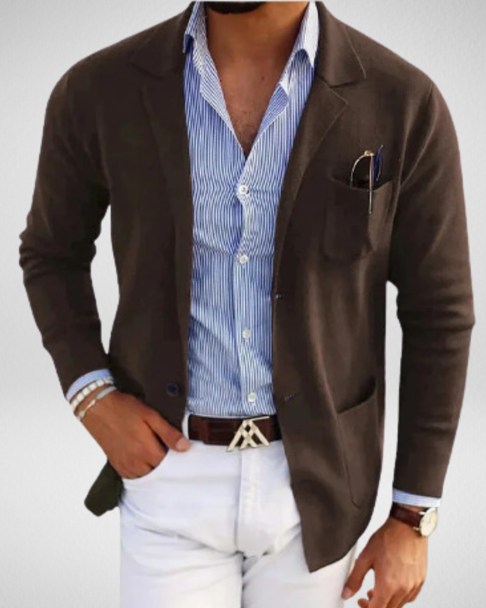 Eleganter Męski Kardigan – Styl i Komfort na Każdą Okazję