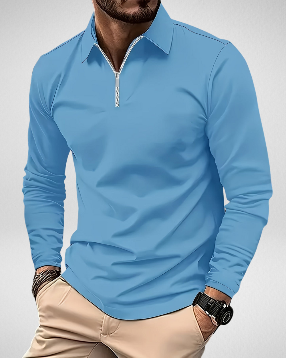 Męska koszula z zamkiem – styl i wygoda w nowoczesnym wydaniu