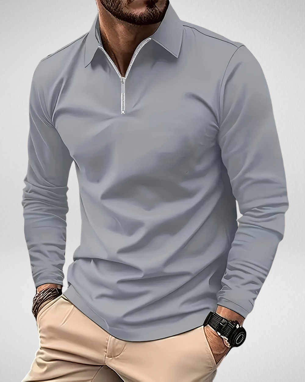 Męska koszula z zamkiem – styl i wygoda w nowoczesnym wydaniu