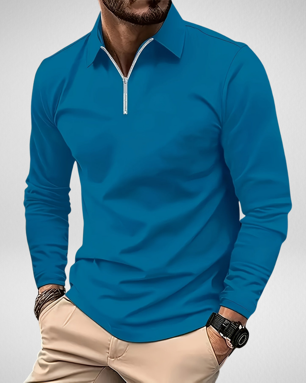 Męska koszula z zamkiem – styl i wygoda w nowoczesnym wydaniu