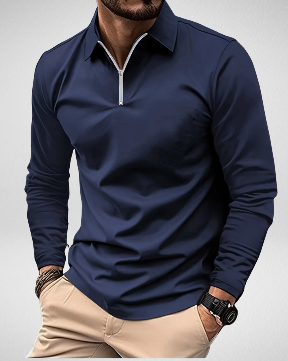 Męska koszula z zamkiem – styl i wygoda w nowoczesnym wydaniu