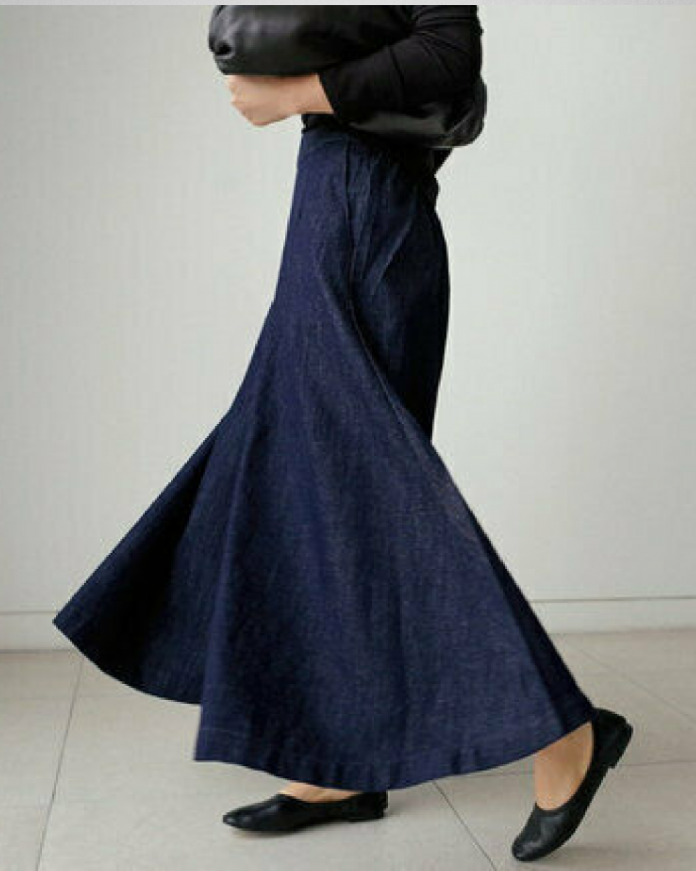 Damska Spódnica Maxi z Denimu – Klasyka w Nowoczesnym Stylu