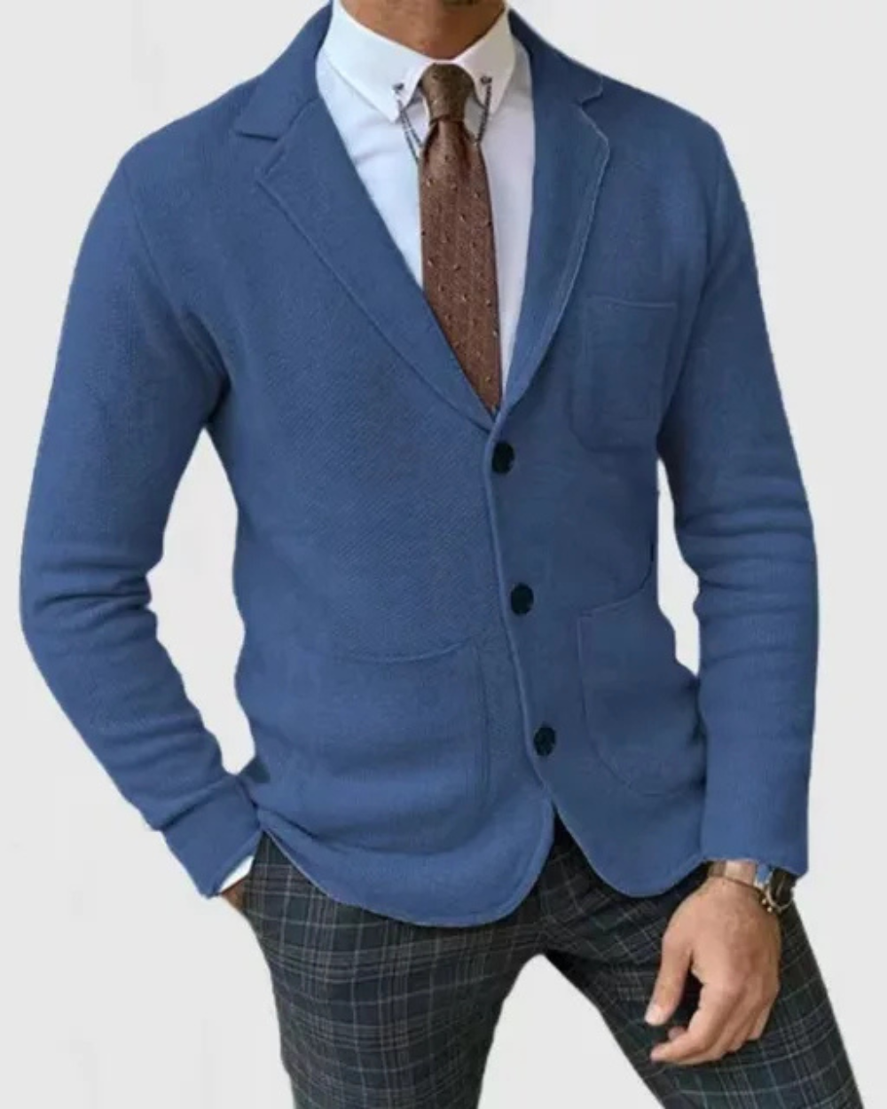 Męska Marynarka Dzianinowa – Elegancja w Nowoczesnym Stylu
