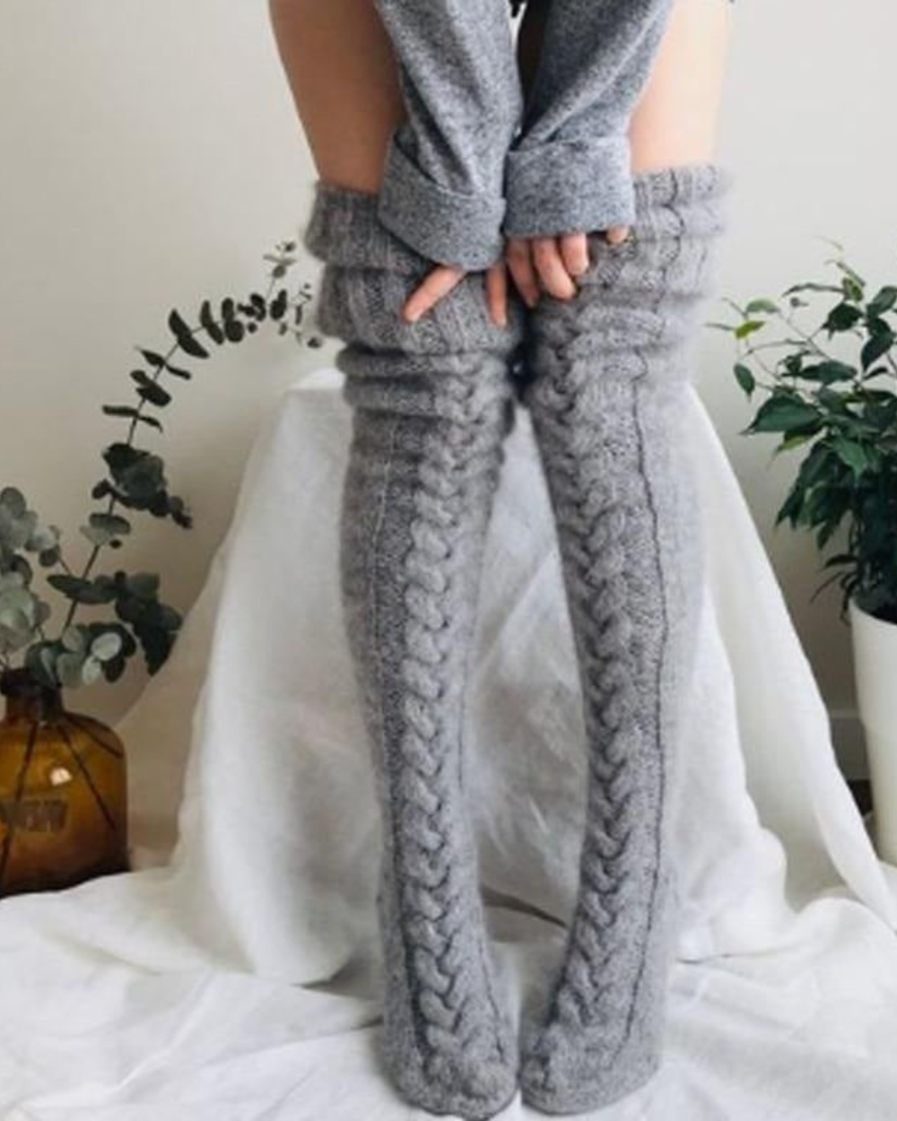 Ciepłe zakolanówki Windy – miękkość, wygoda i zimowy komfort