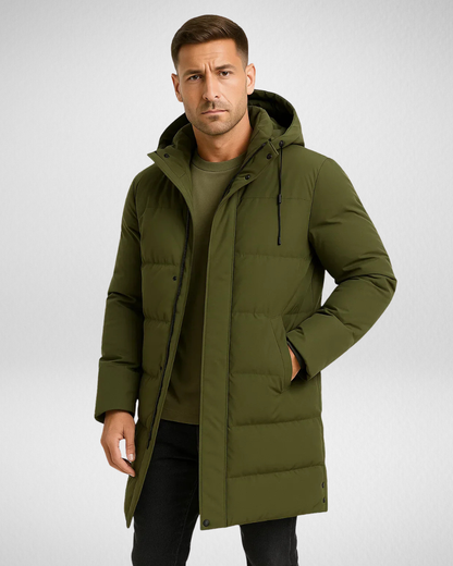 Męska Wodoodporna Kurtka Puchowa – Zimowa Ochrona