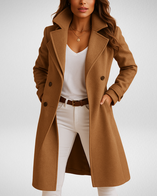 Elegancki, klasyczny płaszcz na każdy sezon