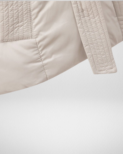 Damska Pikowana Kurtka Zimowa z Paskiem – Ciepło i Lekkość na Co Dzień