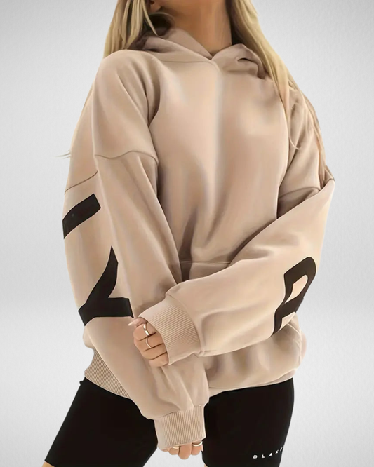 Damska bluza z kapturem na chłodne dni